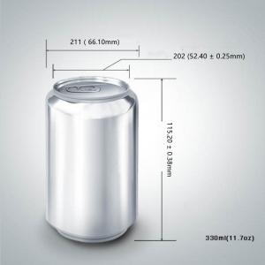 330ml Aluminum Easy Open Cans