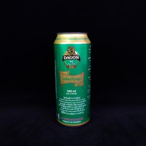 500ml beer can green color