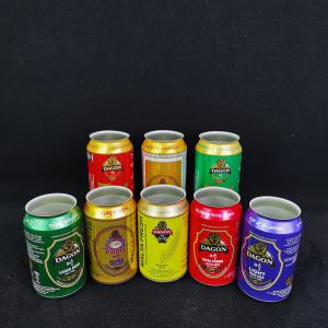 Aluminium beer cans